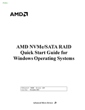AMD NVMe/SATA RAID Quick Start Manual