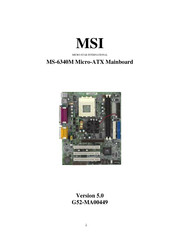 MSI MS-6340M Manual