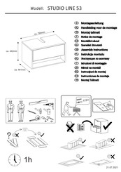 Quelle STUDIO LINE 53 Assembly Instructions Manual