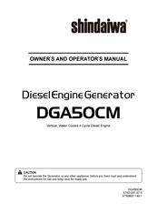 Shindaiwa DGA50CM Owner's And Operator's Manual
