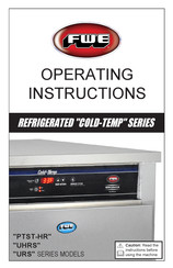 FWE COLD-TEMP UHRS-7-7 Operating Instructions Manual