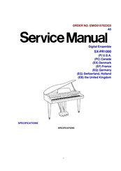 Technics SX-PR1000 Service Manual