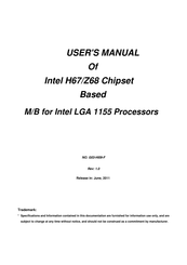 Intel H67 User Manual