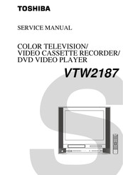 Toshiba VTW2187 Service Manual