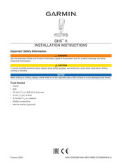 Garmin GHS 11 Installation Instructions