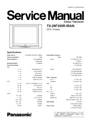 Panasonic TX-29F355R-IRAN Service Manual