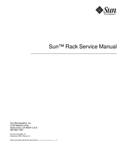 Sun Microsystems Rack Service Manual