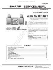Sharp CD-BP1450V Service Manual