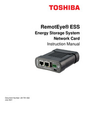 Toshiba RemotEye ESS Instruction Manual