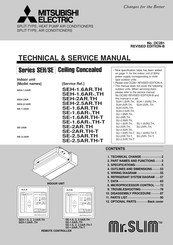 Mitsubishi Electric SEH-2.5AR Technical & Service Manual