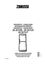 Zanussi ZK22RD Instruction Booklet