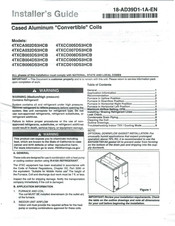 Trane 4TXCA032DS3HCB Installer's Manual
