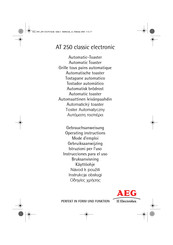 Electrolux AEG AT 250 Operating Instructions Manual