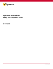 Symantec S200 Series Safety And Compliance Manual