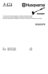 Husqvarna MADSAW 525iDEPS Operator's Manual