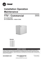 Trane TTV 600 JD Installation Operation & Maintenance