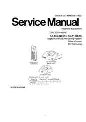 Panasonic KX-TCD420GS Service Manual