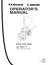 Simplicity 1695578 Operator's Manual
