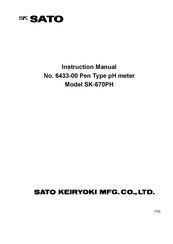 SATO SK-670PH Instruction Manual