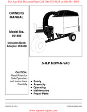 Agri-Fab 501885 Owner's Manual