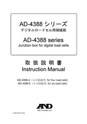 A&D AD-4388-6 Instruction Manual