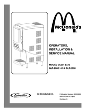 Cornelius McDonald's QLT-2000 Installation & Service Manual