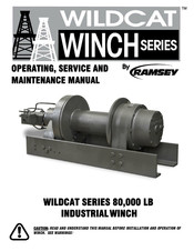 Ramsey Electronics WILDCAT 80,000 LB Series Operating, Service And Maintenance Manual