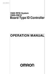 Omron V600 RFID System Operation Manual