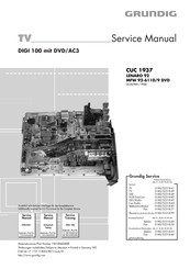 Grundig LENARO 92 MFW 92-6110/9 DVD Service Manual