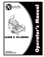 Exmark LAZER Z DS Series Operator's Manual