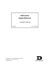 Daktronics 4200 Series Installation Manual