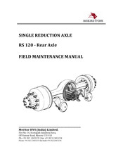 Meritor RS 120 Field Maintenance Manual