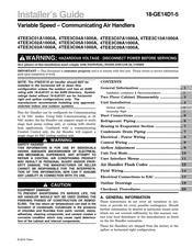 Trane 4TEE3C03A1000A Installer's Manual