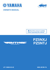 Yamaha VENTURE PZ5NXJ Owner's Manual