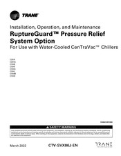 Trane RuptureGuard CDHF Installation, Operation And Maintenance Manual