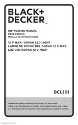 Black & Decker BCL101 Instruction Manual
