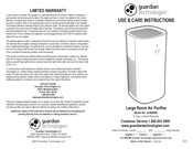 Guardian AC9600W Use & Care Instructions Manual