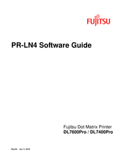 Fujitsu PR-LN4 Software Manual
