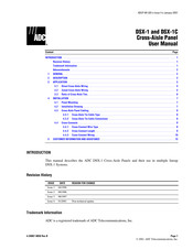 ADC DSX-1 User Manual