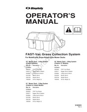 Simplicity 5300189 Operator's Manual