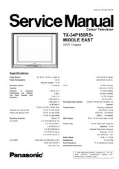 Panasonic TX-34P180RB Service Manual