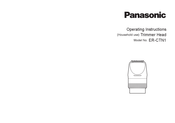 Panasonic ER-CTN1 Operating Instructions Manual