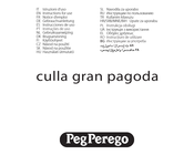 Peg-Perego culla gran pagoda Instructions For Use Manual