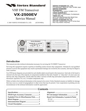 Vertex Standard VX-2500EV Service Manual