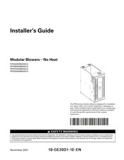 Trane P0V0D000M50SCA Installer's Manual