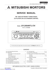 Mitsubishi Electric 8701A053 Service Manual