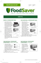 FoodSaver V5800 Series Quick Start Manual