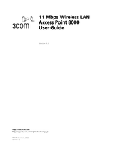 3Com 8000 User Manual