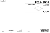 Sony PCGA-HDX10 Service Manual