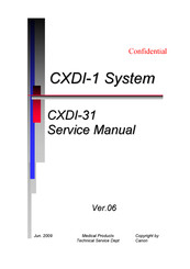Canon CXDI-31 Service Manual